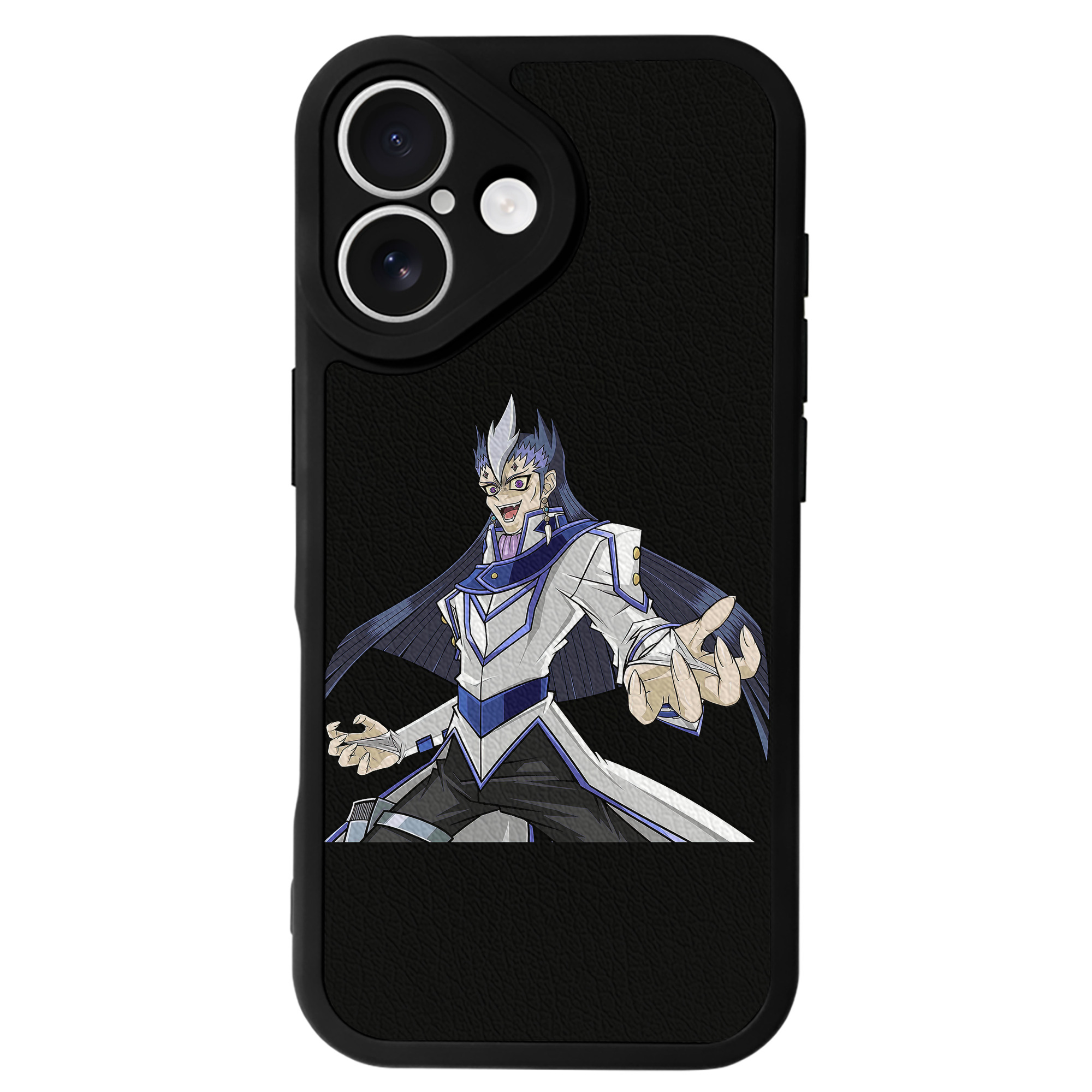 （画像用） 遊☆戯☆王 Yu-Gi-Oh! 【iPhone 16シリーズ対応】シリコンスマホケース（レザー調） 材質：シリコン